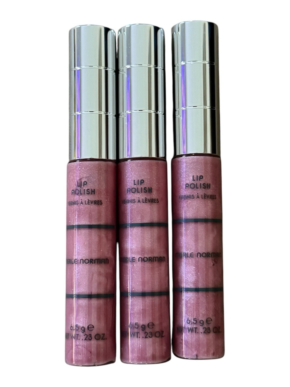 Merle Norman lip polish in the shade Gumdrop (set of 3)